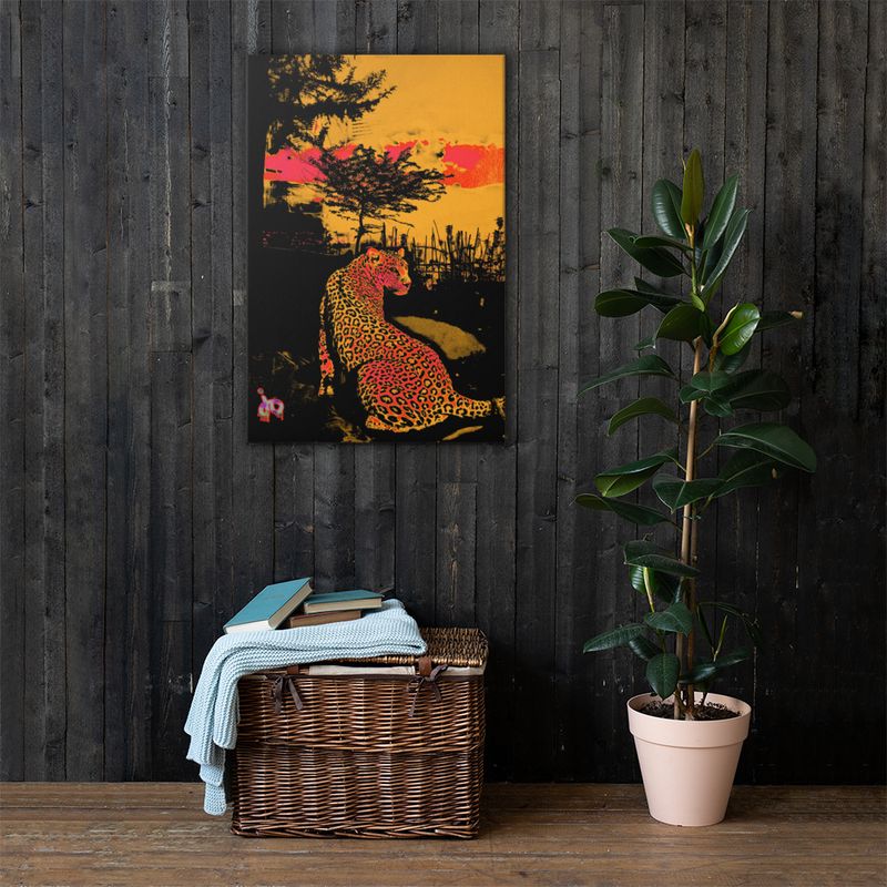 "On The Hunt" Print Canvas 24 x 36