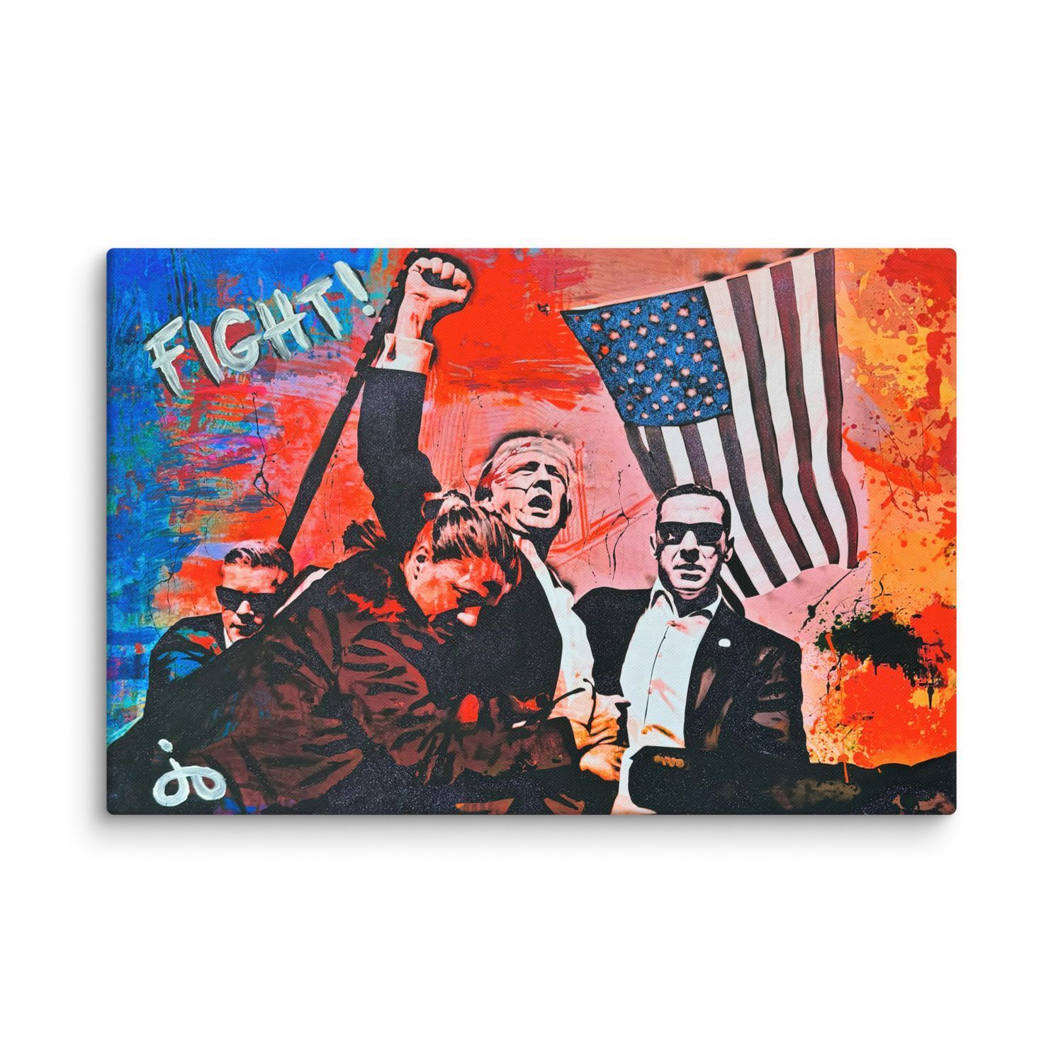 "Fight Back" Limited Edition Giclee Print 30 x 40