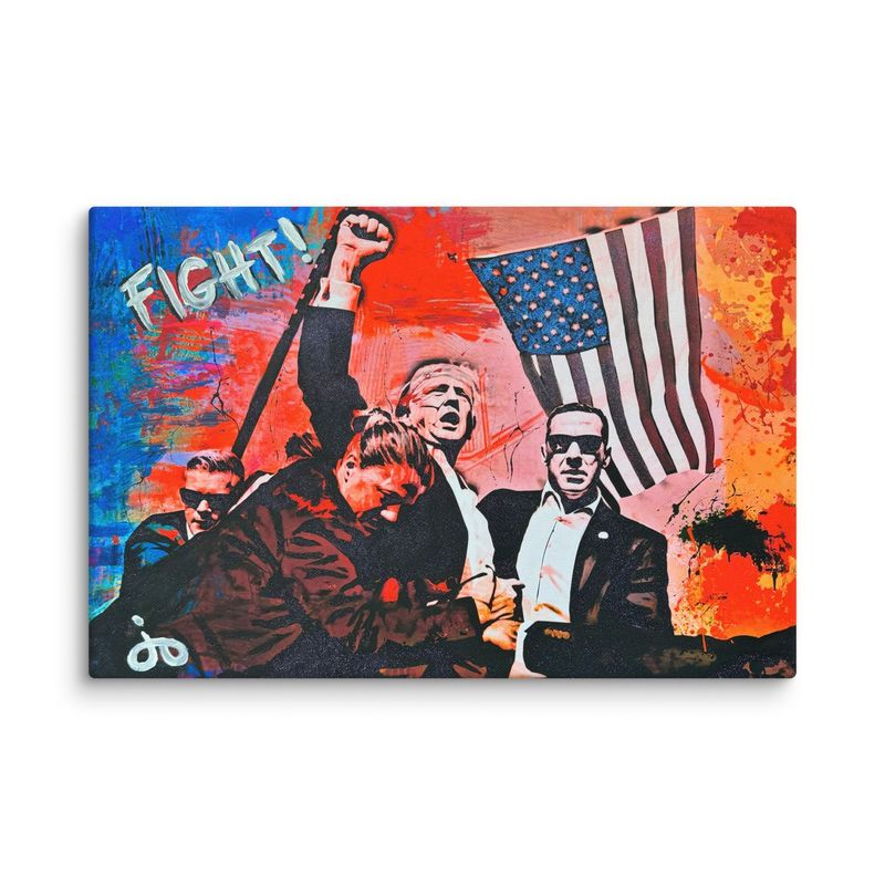 "Fight Back" Limited Edition Giclee Print 30 x 40
