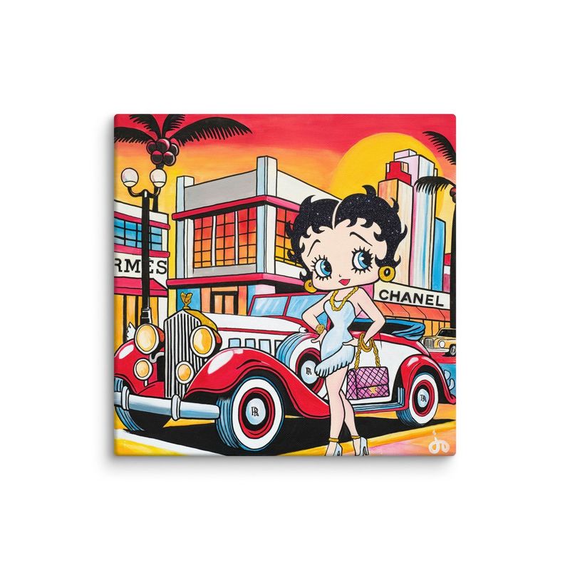 "Rolls To Riches" Print Canvas 24in x 24in
