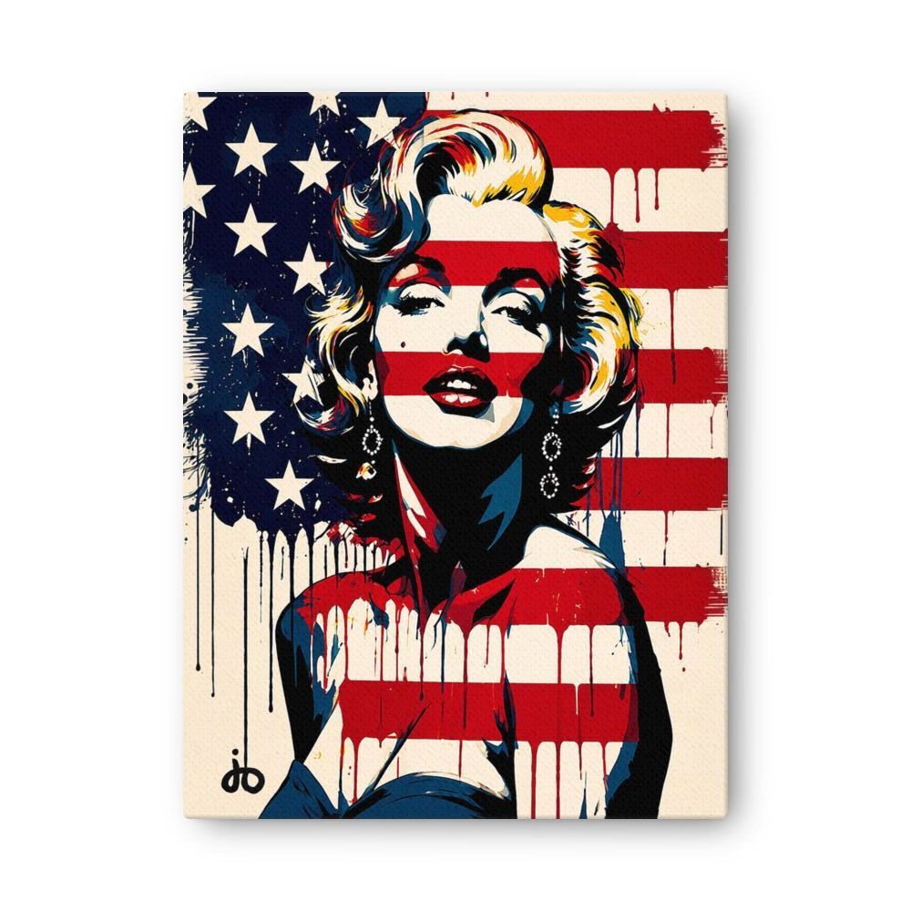 "Miss America" Print Canvas 32in x 24in