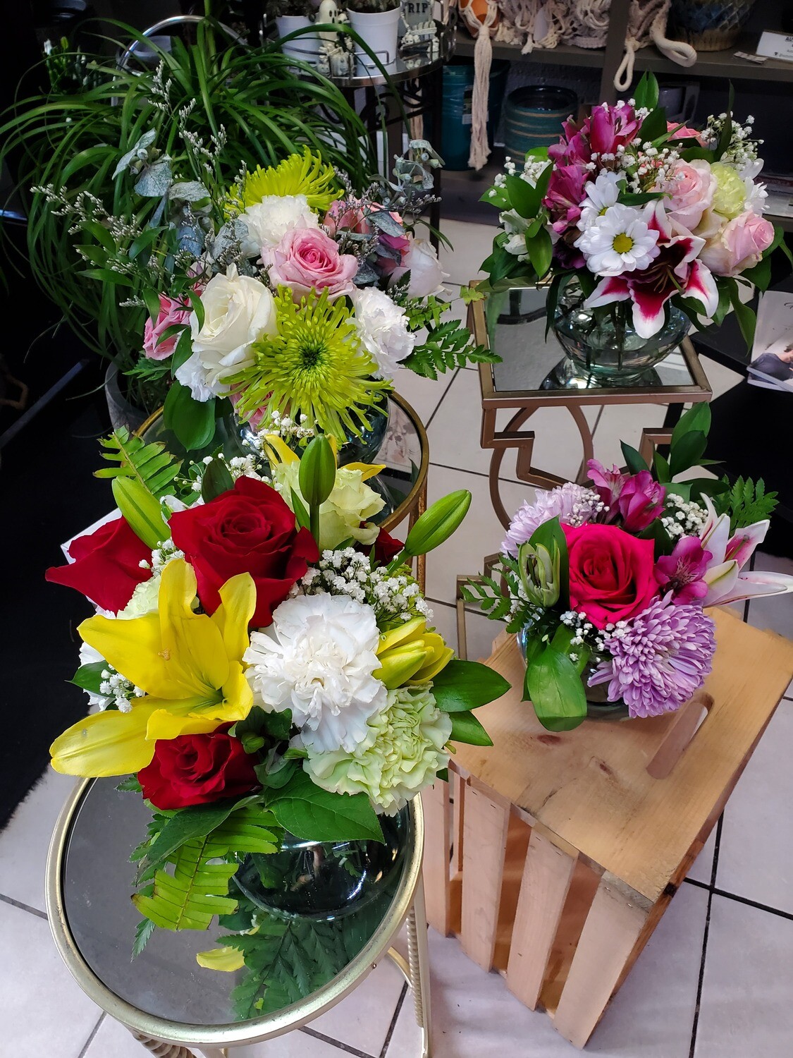 Basic Glass Arrangement