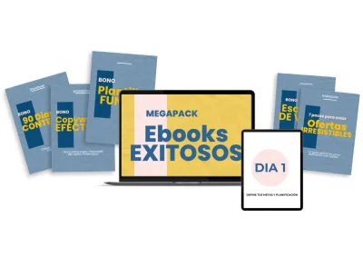 MEGAPACK: Crea y vende Ebooks exitosos con Canva y la IA.