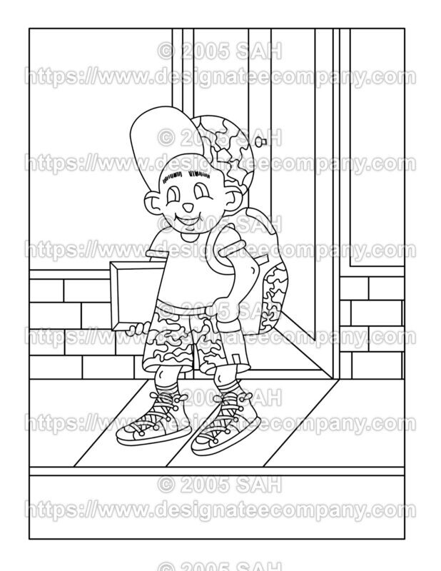 Boy Walking