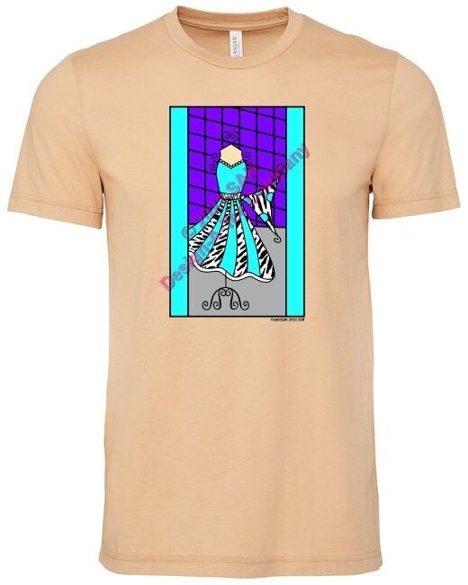 Bella Canvas Girls Ladies Princess Dress Form Graphic T-shirt