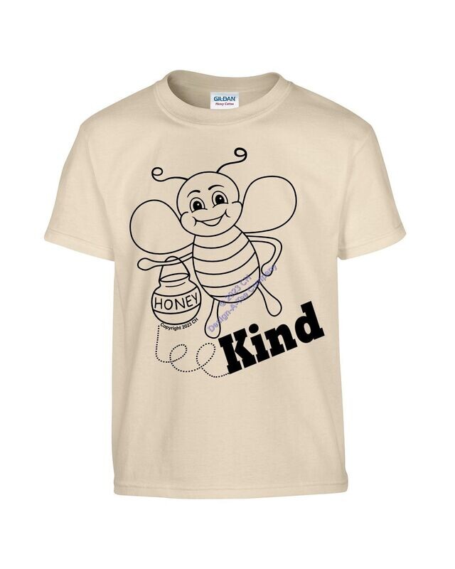 Art party, Art kit, T-shirt, Canvas or Tote bag, Adorable Bumble Bee, In Our Studio