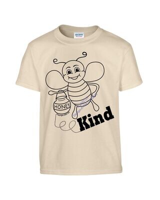 Art party, Art kit, T-shirt, Canvas or Tote bag, Adorable Bumble Bee, In Our Studio