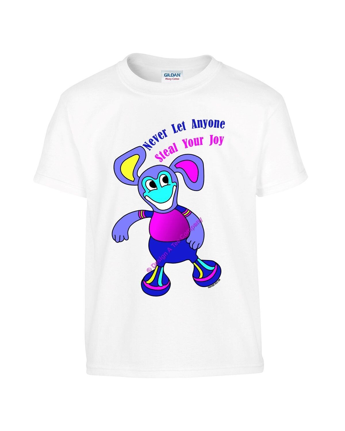 Cartoon Graphic Tee, Joyful t-shirt,