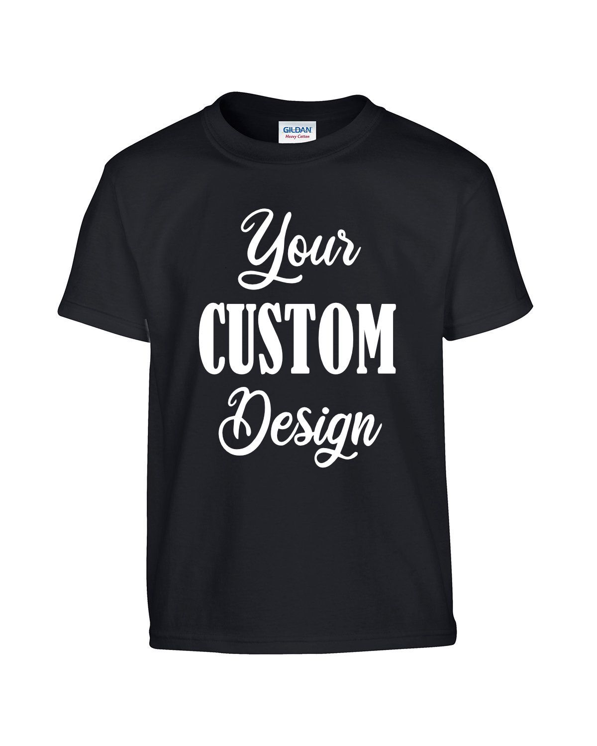 YAHUWAH-Black T-shirt, White Design