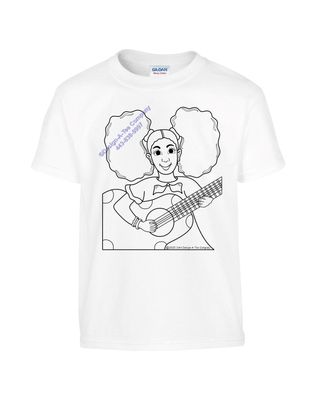 Guitar Girl, African American Girl, Paint party, art kit, art lesson