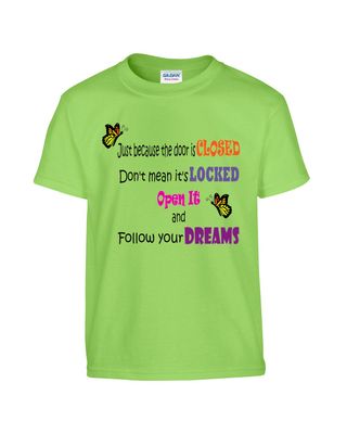 Print Graphic t-shirt, Follow your Dreams, Under $20 tee, Gildan,