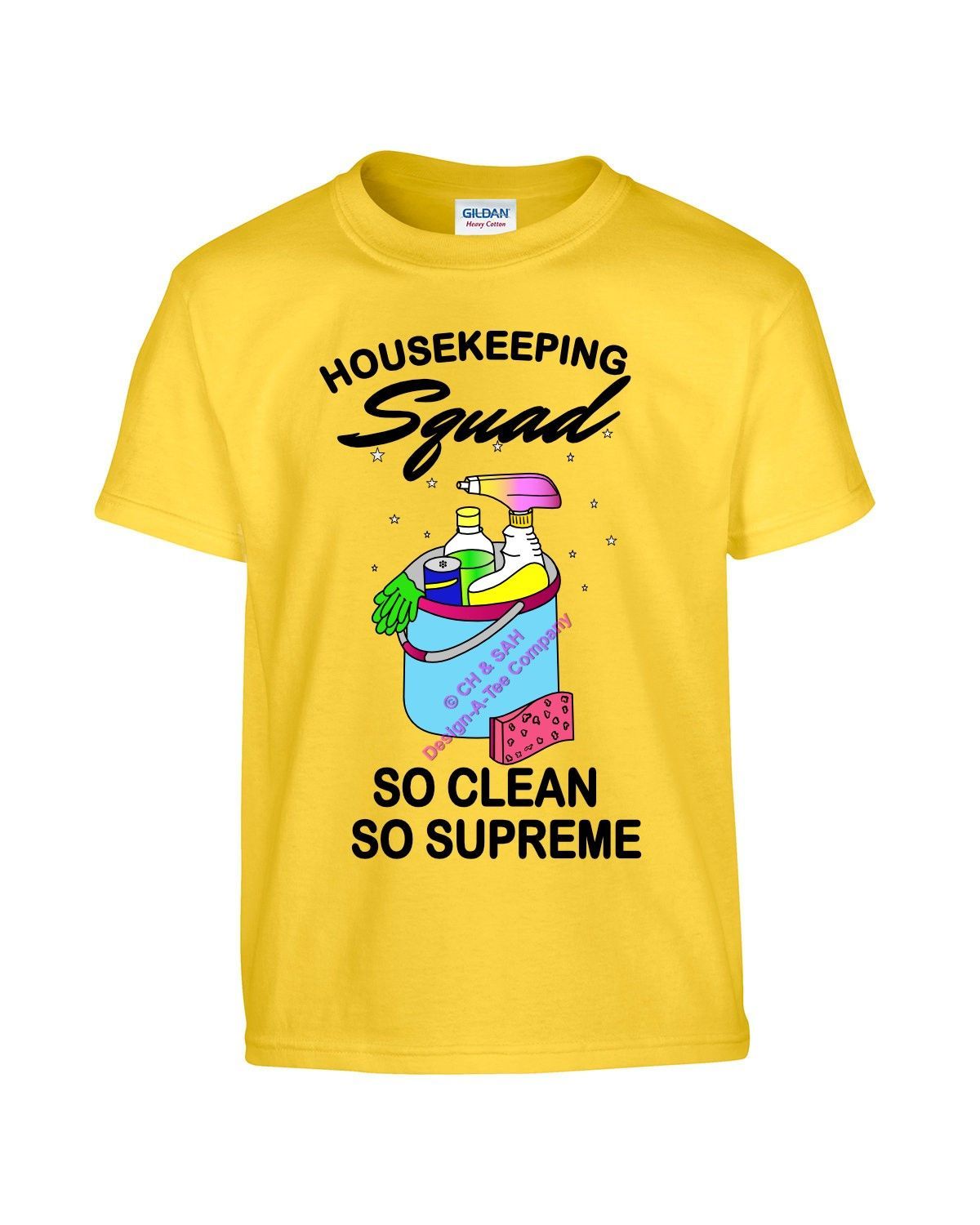Housekeeping Squad Unisex So Clean So Supreme graphic t-shirt, Housekeeping week