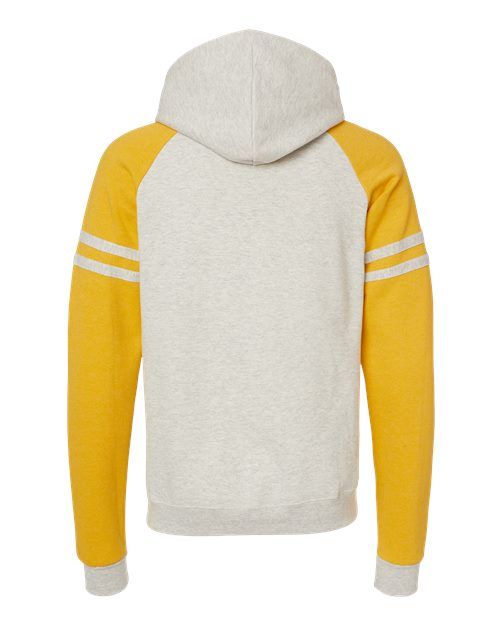 Shopping Therapy shirt| NuBlend Varsity Color-block Raglan Hooded Sweatshirt Bags & Shoes