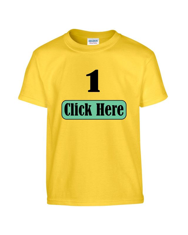 1 Custom Apparel, For Adults & Youth, Any color shirt,
