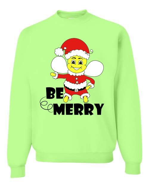 Be Merry Christmas Graphic Sweatshirt,