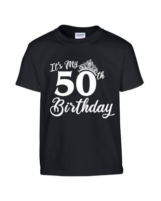 Birthday tees, It's My 50th Birthday t-shirt, Add your age custom, It's My Birthday shirt,