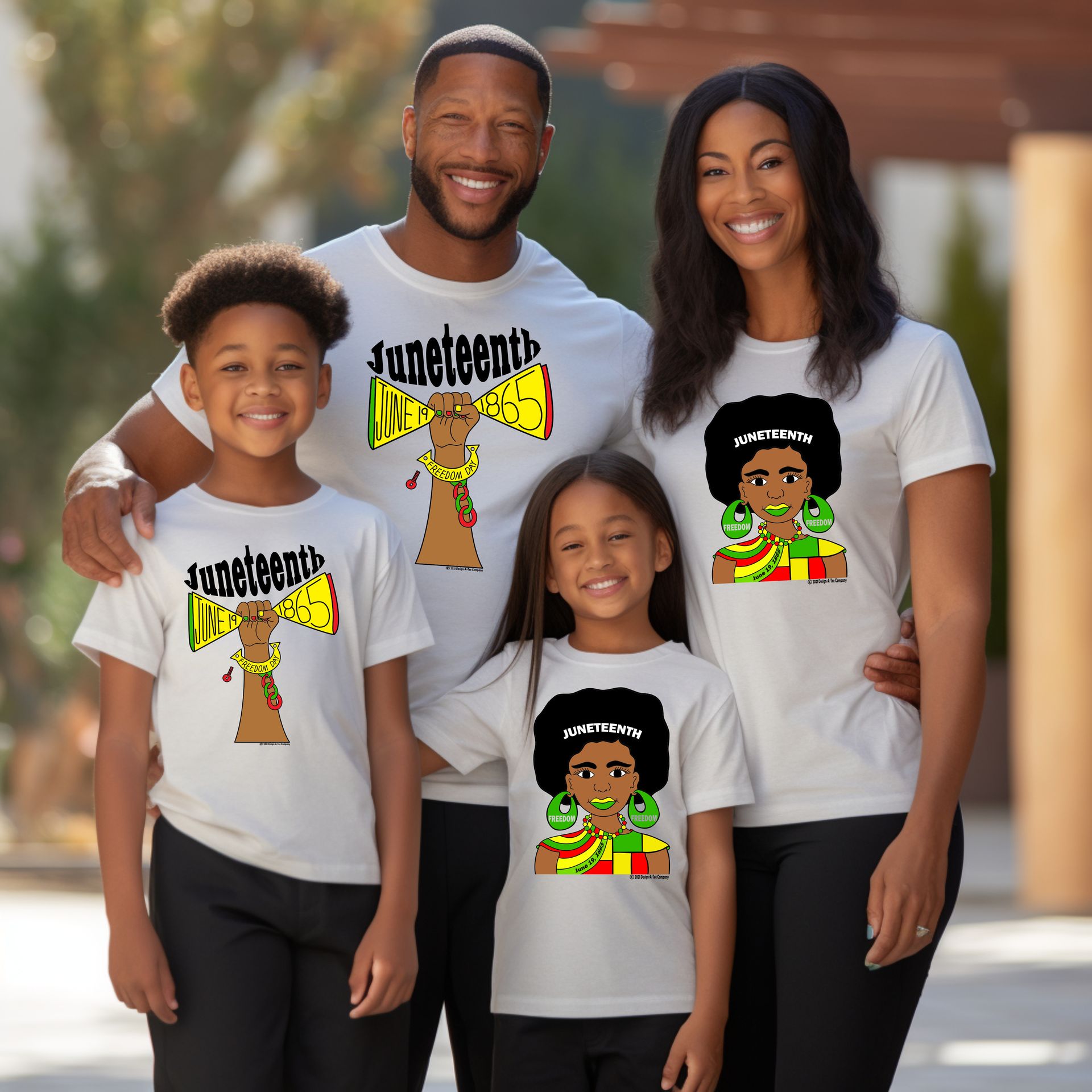 Juneteenth t-shirt white short sleeve cotton polyester Freedom day June 19, 1865