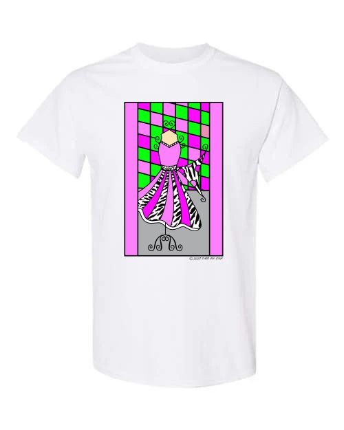 Dress to Impress, Form or Fashion Graphic T-shirt, short sleeve,