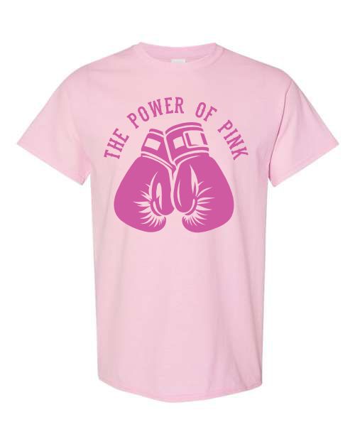 The Power of Pink, Breast Cancer Awareness, Graphic t-shirt, Crew neck, shirt, Graphic tee, Unisex