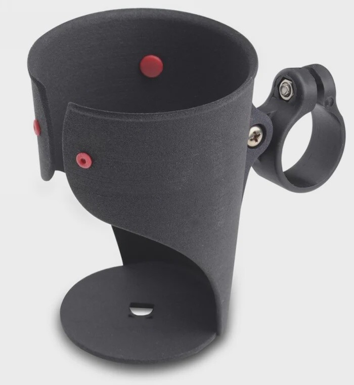 EXPANDING BEVERAGE HOLDER BLACK
