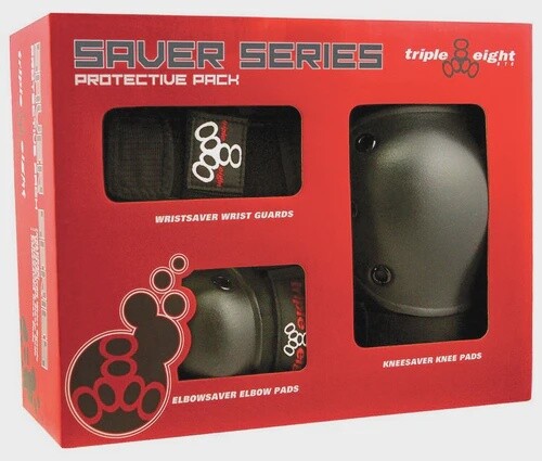 SAVER-SERIES PAD SET WRIST/KNEE/ELBOW ADULT LARGE