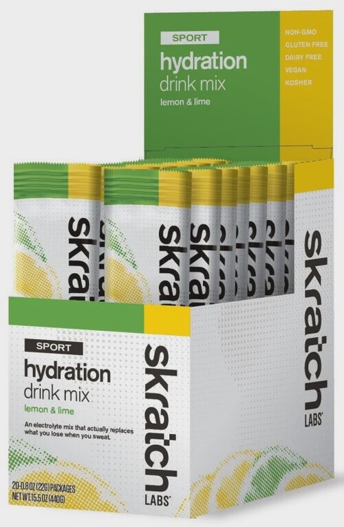 SKRATCH SPORT HYDRATION MIX LEMON/LIMES 20BOX