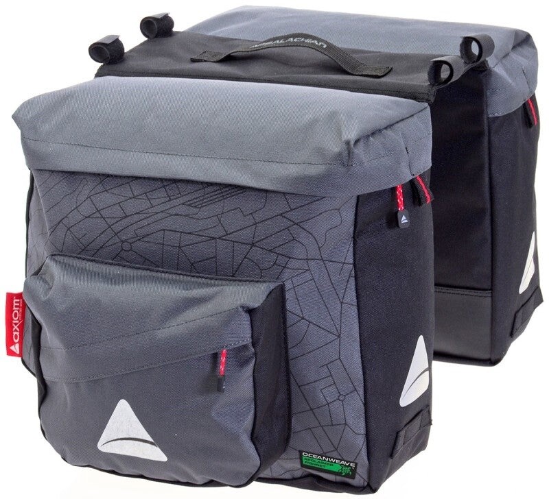 SEYMOUR OCEANWEAVE TWIN P25 PANNIERS GREY/BLACK (PAIR)