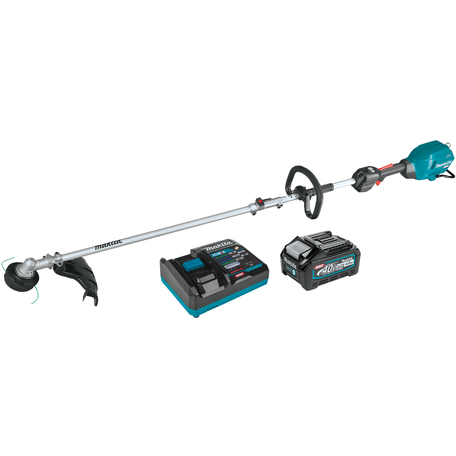 GUX01JM1X1 40V COUPLE SHAFT POWER HEAD KIT W 17&#39;&#39; STRING TRIMMER