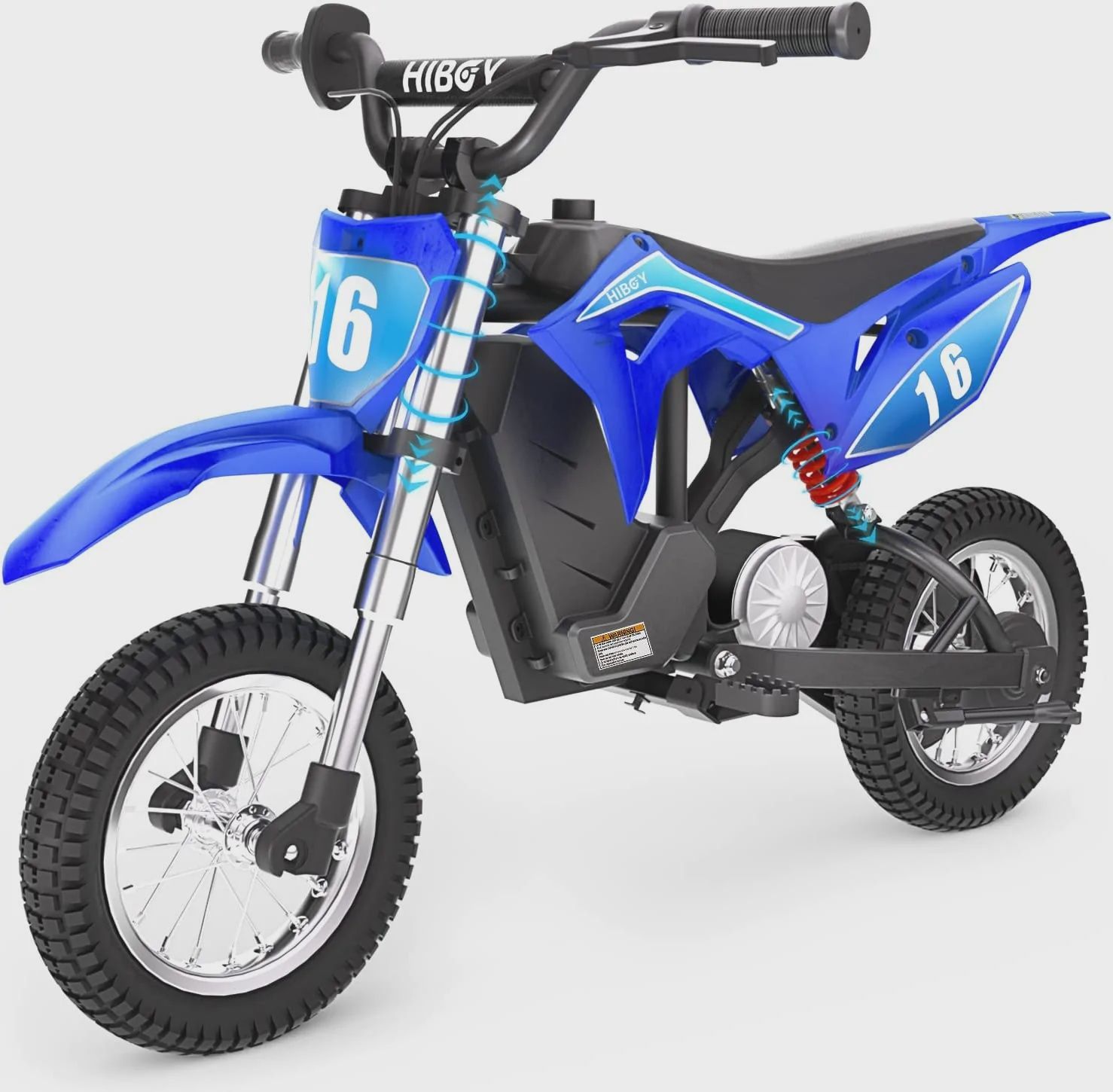 HIBOY DK1 ELECTRIC DIRT BIKE FOR KIDS 3-10, Colour: Blue