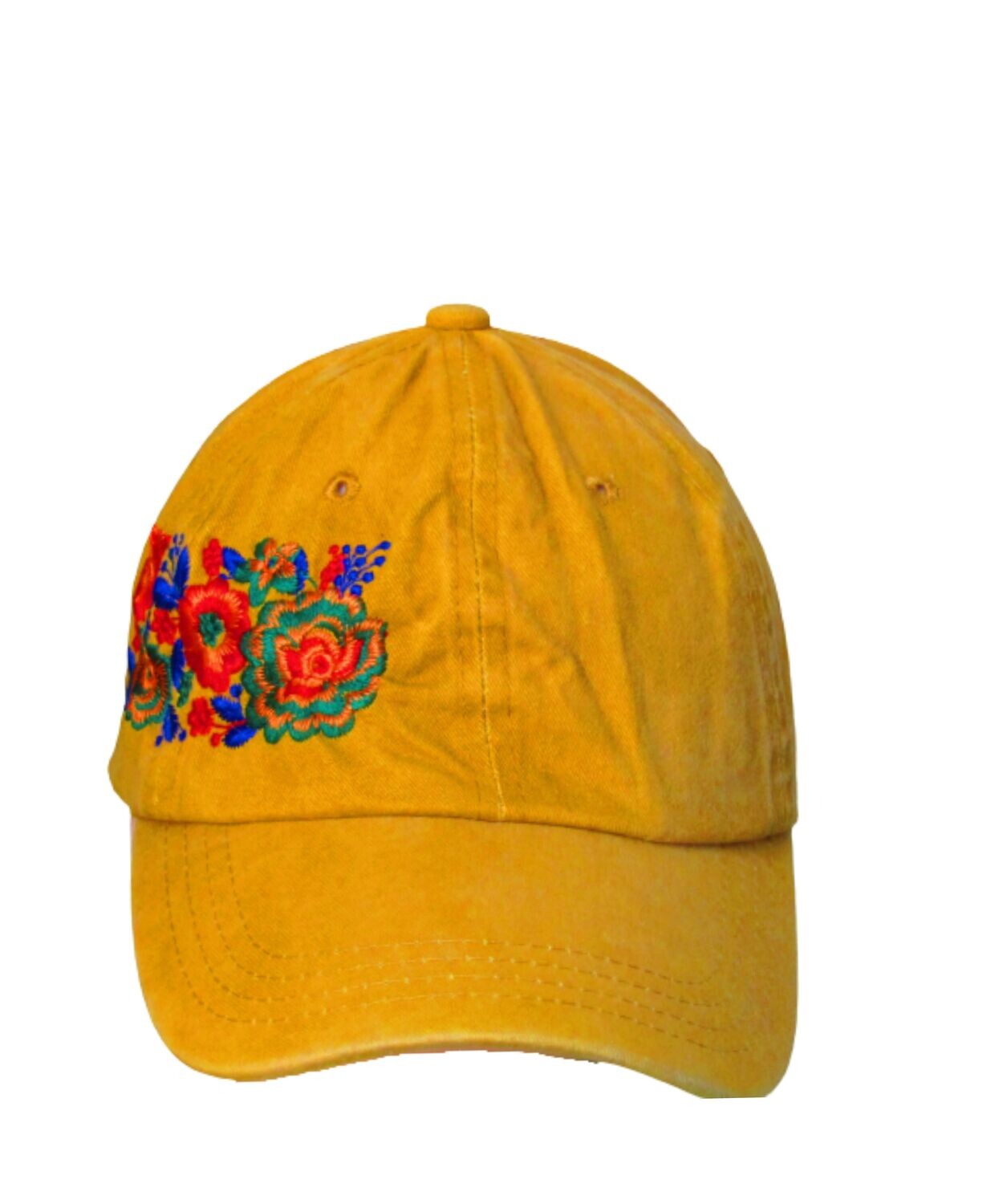 Flower Cap Embroidered Pattern