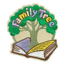Family Tree Embroidered Patch | Iron-On and Sew-On