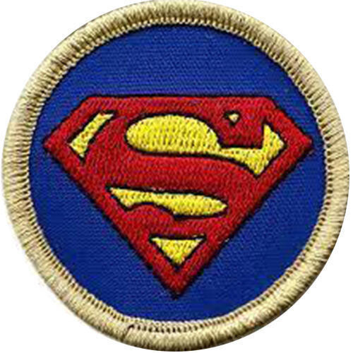 Superman Embroidered Patch | Iron-On and Sew-On | Order Now!