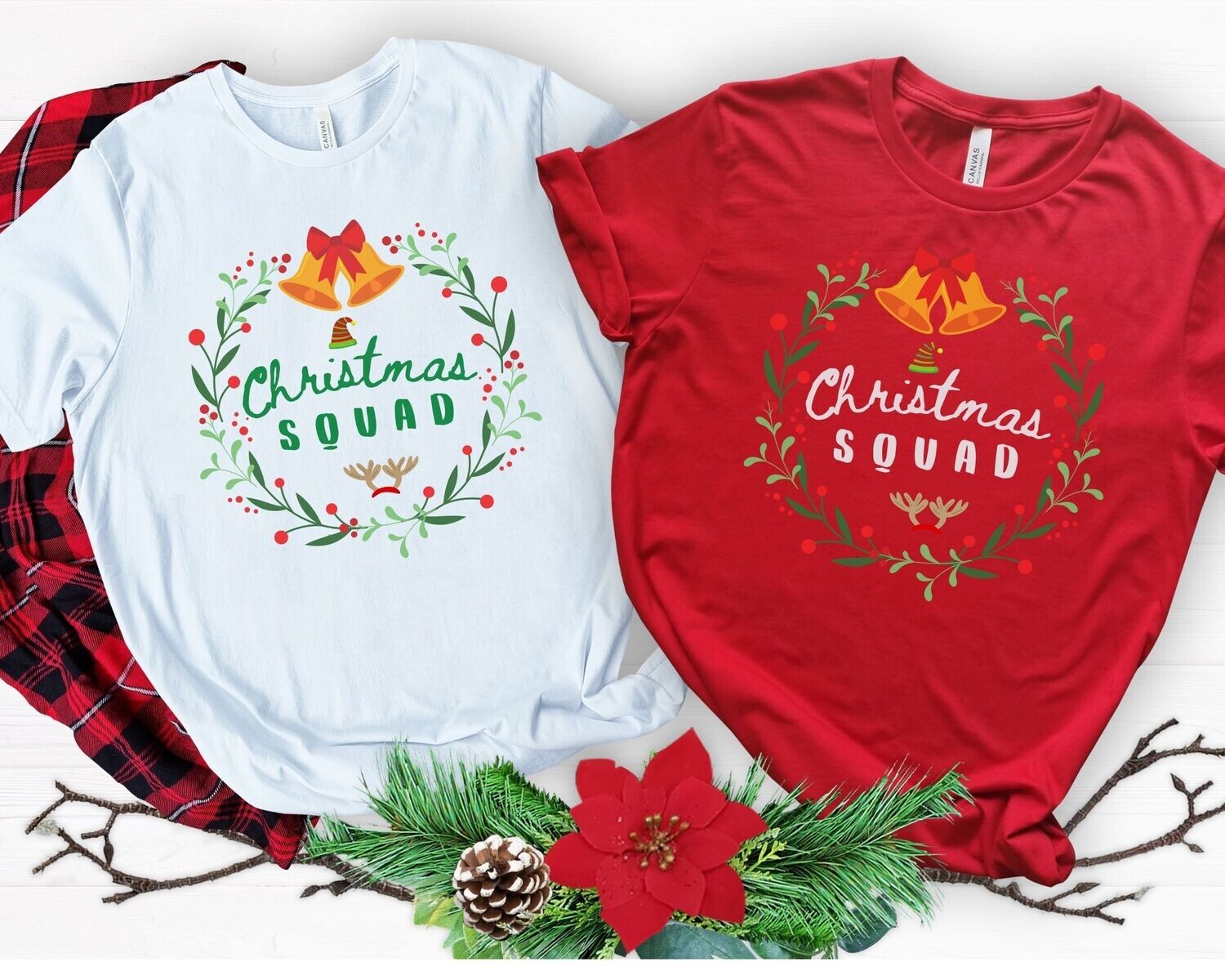 Christmas Squad Celebration Tee: Festive Joy Edition
