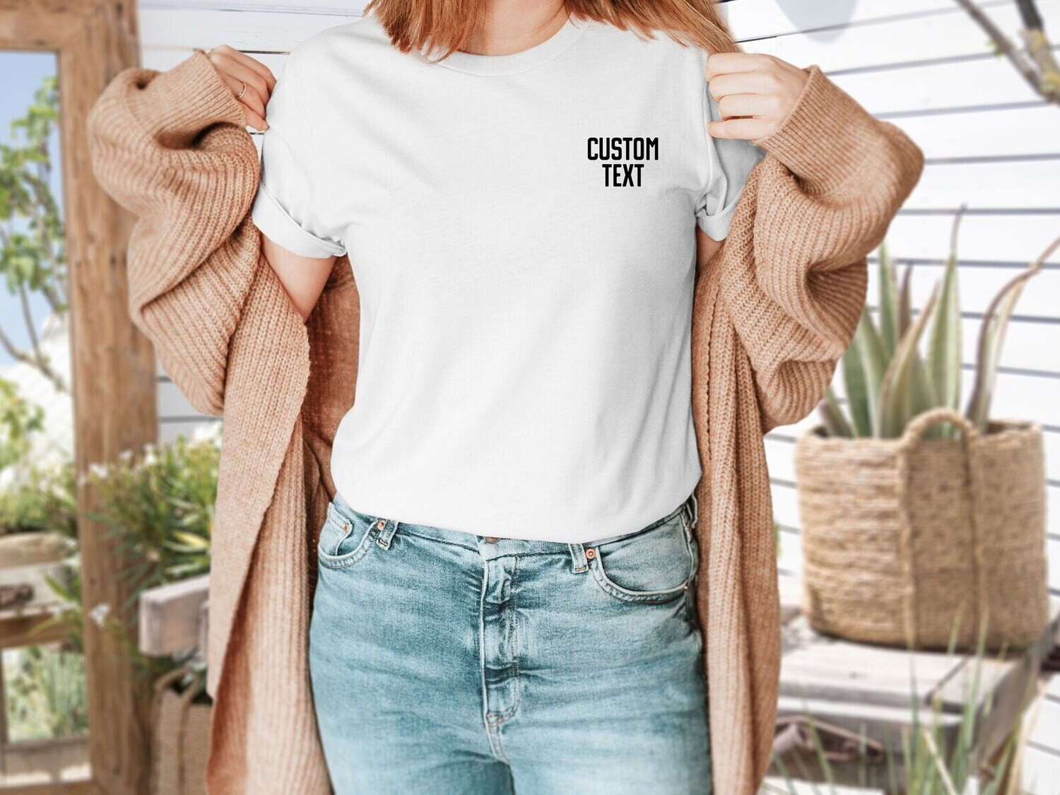 Threaded Elegance T-Shirt: Craft Your Unique Embroidered Message