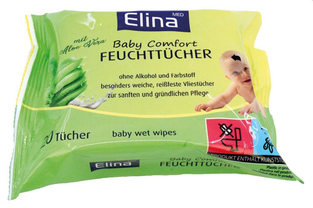 Baby Feuchttücher 20er Aloe Vera
