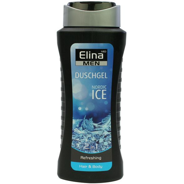 3er Packung Duschgel und Shampoo Nordic Ice for men