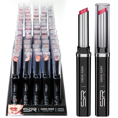 Karton Lippenstift SABRINA nude 12 Farben