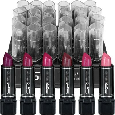 Karton Lippenstift SABRINA dunkle Farben