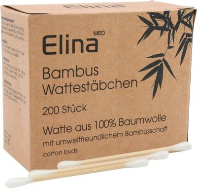 Wattestäbchen 200er Bambus