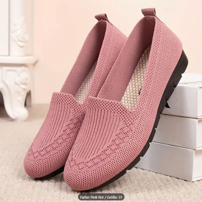 Sneaker Strickloafer für Damen in Pink-Rosa Größe 37 - CU673613
