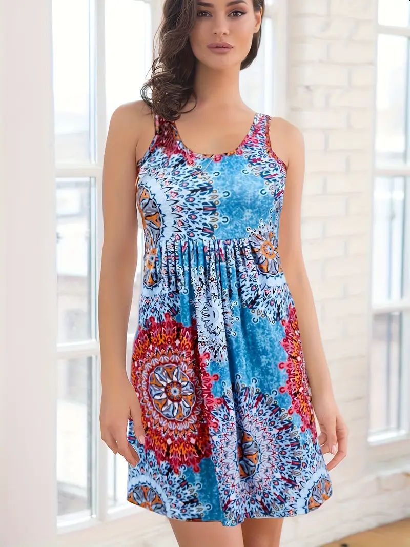 Elegantes A-Linien-Kleid - Größe L - HJ241404