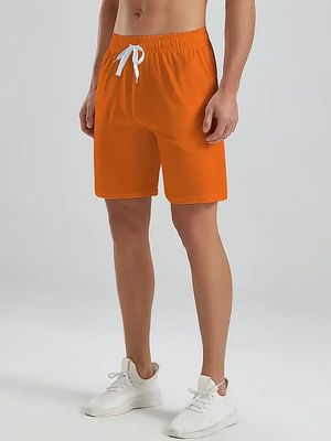 ​​Herren Schnelltrocknende Shorts mandarinrot PU54028