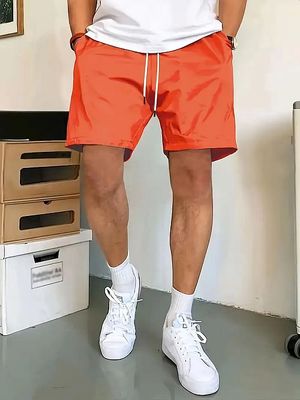 ​​Herren Shorts ziegelrot XM73430
