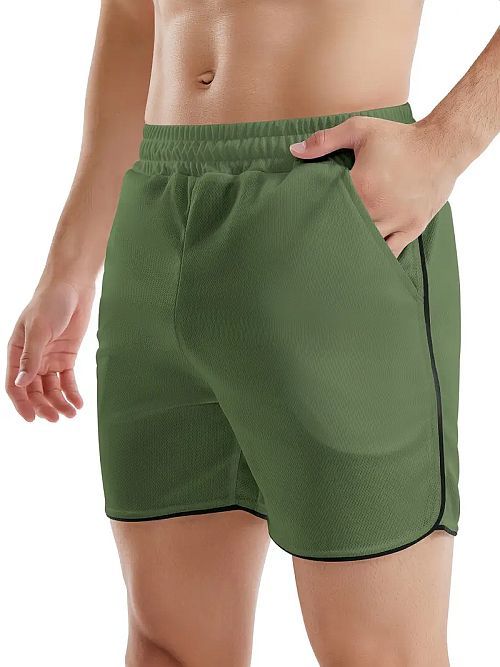 Shorts für Herren in armeegrün CE162032