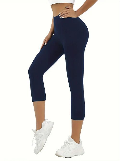Superweiche Capri-Leggings navyblau  EG53559
