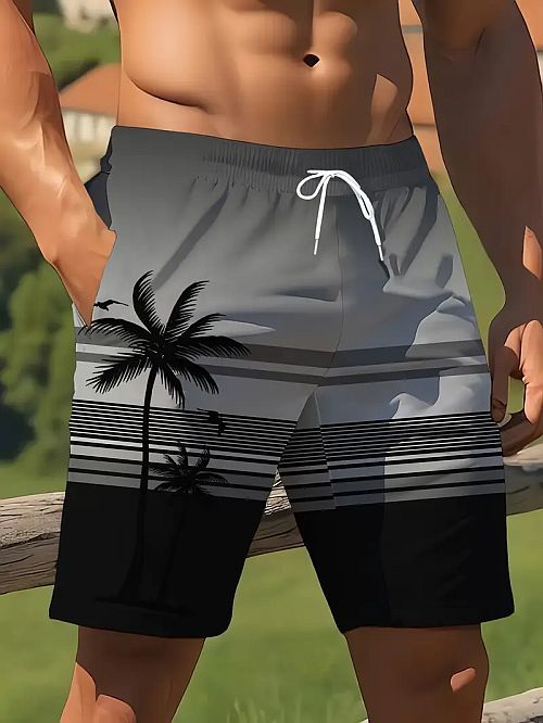 ​​Herren Palmenmuster Shorts LM1285748