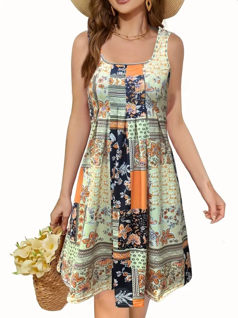 Kleid mit elegantem Blumenmuster CL1328193