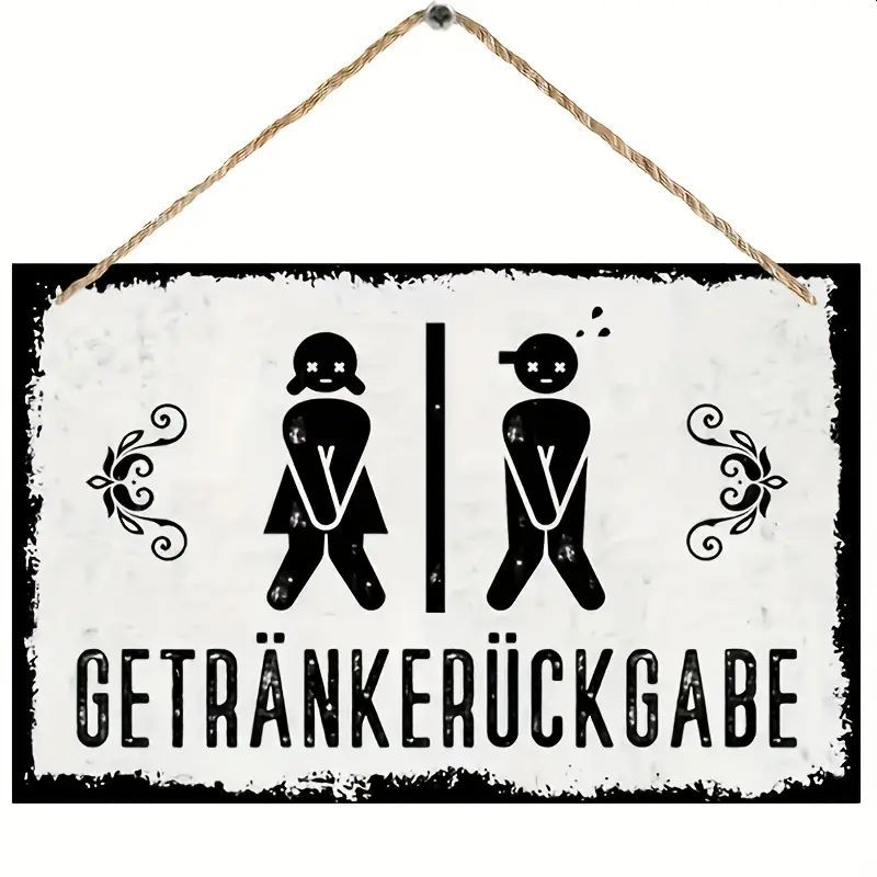 GETRÄNKE-RÜCKGABE Sprücheschild PJ582646