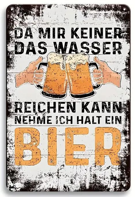 Da mir keiner  Sprücheschild KB249649