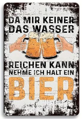 Da mir keiner  Sprücheschild KB249649
